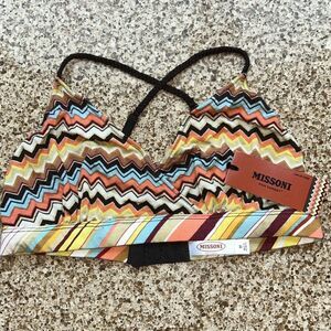 NWT Missoni Ltd Edition for Target 🎯 soft Adjustable Spandex Stretch Bralette